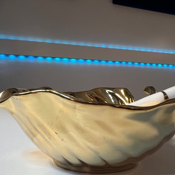 Pampa Bay Get Gifty Gold Leaf Set with serving spoon, porcelain - Picture 5 of 6